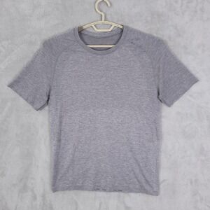 Lululemon Shirt Mens Medium Gray Movement Is Medicine Short Sleeve Athletic